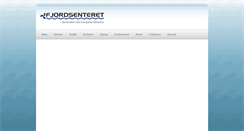 Desktop Screenshot of fjordsenteret.com